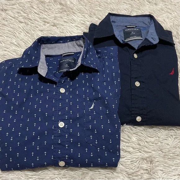 Two" Pieces-Náutica Button Down Shirt Kids - Picture 5 of 11